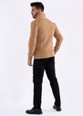 Fur-Lined Collar Button Up Sweater