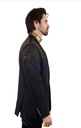 Rhinestone Blazer - Black Gold