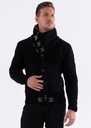Sale Fur-Lined Collar Button Up Sweater