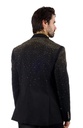 Rhinestone Blazer - Black Gold
