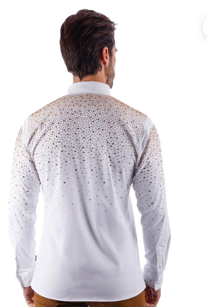Long Sleeve Stone Shirt - White Gold