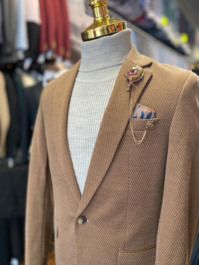 Diamond Design Lycra Blazer