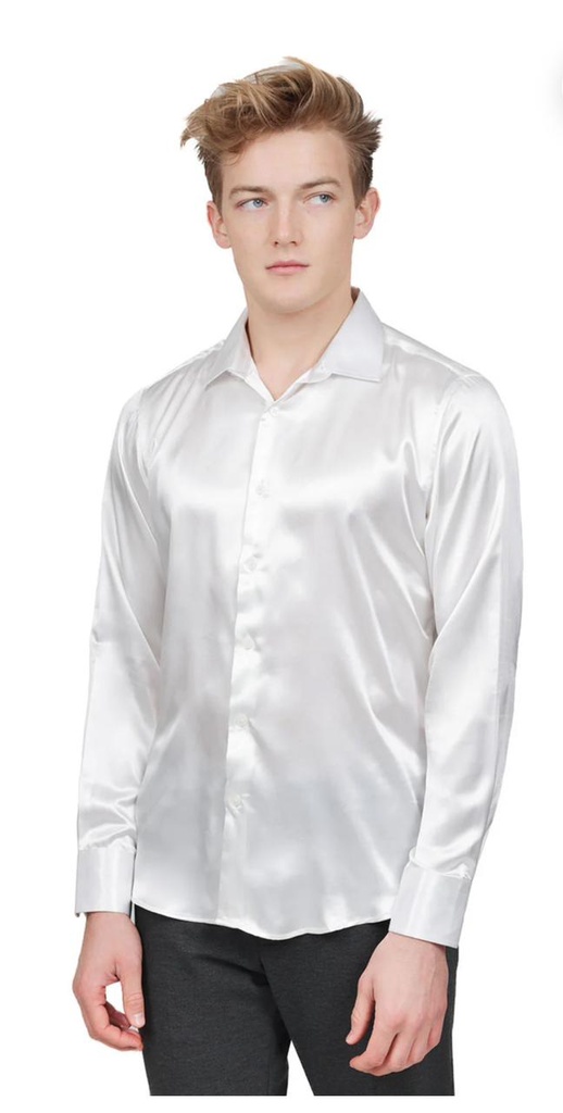 Satin Shirt - White