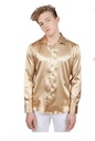 Satin Shirt - Gold