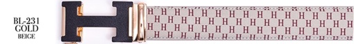 Belt - Gold/Beige
