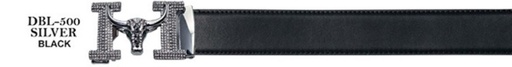 Belt - Silver/Black